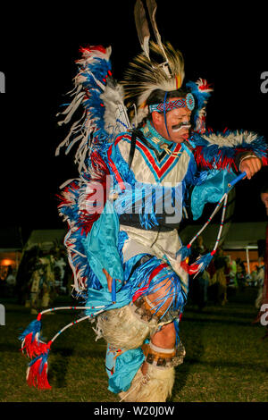 Melbourne, Florida/USA - Dezember 09, 2006: Native American Pow Wow die Teilnehmer führen traditionelle Tänze. Stockfoto