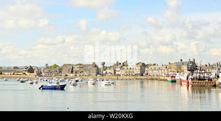 Hafen in Barfleur, Frankreich Stockfoto