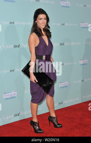 LOS ANGELES, Ca. Februar 02, 2009: Jacqueline MacInnes Holz bei der Weltpremiere von "Er ist gerade nicht das in Sie 'am Grauman Chinese Theater, Hollywood. © 2009 Paul Smith/Featureflash Stockfoto