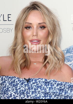 London, Großbritannien. 04. Juli, 2019. In Charlotte Charlotte Crosby Crosby's Im Stil Launch Party im Nikki's Bar, Hoxton Square Credit: SOPA Images Limited/Alamy leben Nachrichten Stockfoto