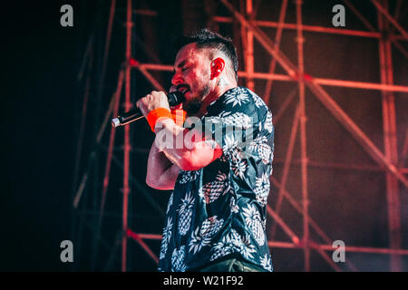 Paodva, Italien. 04. Juli, 2019. Musik Konzert: 30 Sekunden zum Mars in Padova (PD) 04 Juli 2019 Credit: Unabhängige Fotoagentur/Alamy leben Nachrichten Stockfoto