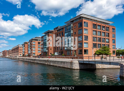 Wohnungen an Pakhuskaj Langelinie Hafen von Kopenhagen Kopenhagen Dänemark Europa Stockfoto