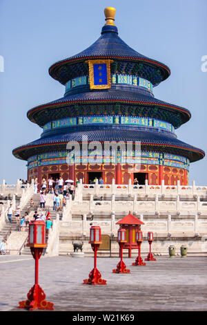 Der Tempel des Himmels China Peking Qinan Hall Stockfoto