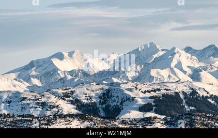 Kitzbühler Alpen, Skigebiet Kirchberg, Tirol, Österreich Stockfoto