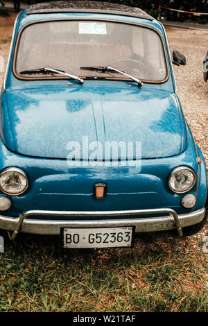 Fiat 500 letzten Jahrhunderts Oldtimer. 1950 1960 1970 1980 1990 Toskana Italien Europa Stockfoto