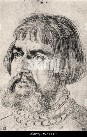 Albrecht Dürer - Portrait Lucas Cranach Elder Stockfoto