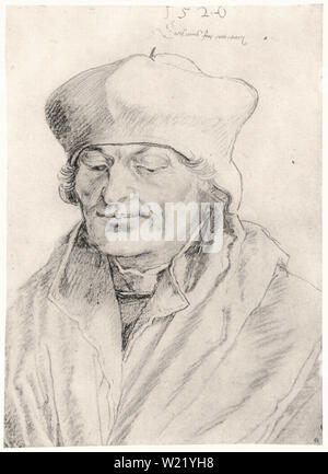 Albrecht Dürer - Porträt Erasmus Rotterdam Stockfoto