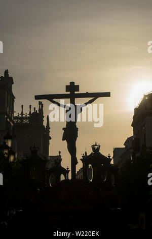 Bruderschaft des Negritos, die Karwoche in Sevilla Stockfoto