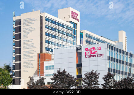 Sheffield Hallam University Sheffield Owen Gebäude und Howard Gebäude Sheffield South Yorkshire England UK GB Europa Stockfoto