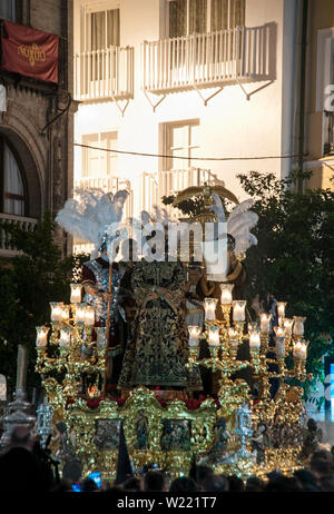 Schritt Christi der Bruderschaft von La Macarena, Karwoche in Sevilla Stockfoto