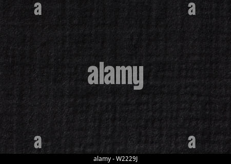 Schwarzes Papier Textur closeup Leinwand schmutzige alte. Stockfoto