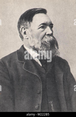 Friedrich Engels. 1891. Stockfoto