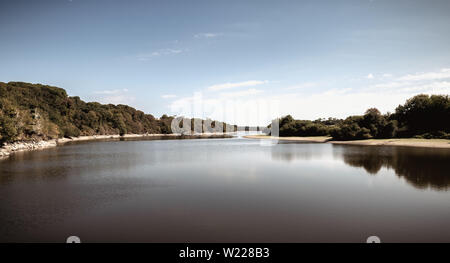 Ansicht der Jaunay See in Vendee Frankreich ein Sommertag Stockfoto