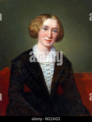 GEORGE ELIOT - Mary Ann Evans (1819-1880) englischer Schriftsteller, Jounalist, Dichter Stockfoto