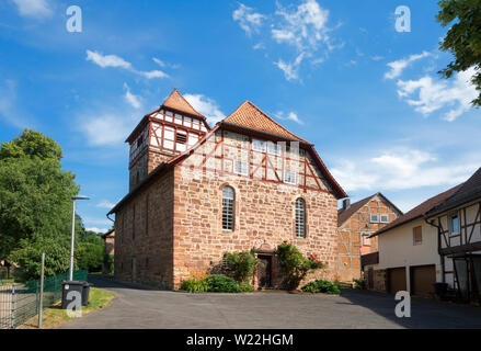 Kirche St. Martin, Stadtteil Wichmannshausen Sontra, Werra-Meißner-Kreis, Hessen, Deutschland, Europa Stockfoto