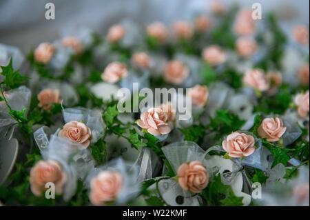 Hochzeit-Rosen Stockfoto