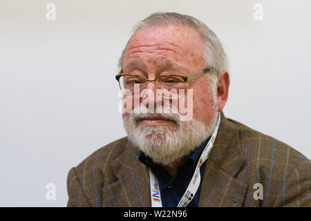 Spanische Philosoph und Autor Fernando Savater ist Gast der Buchmesse in Turin 2019 Stockfoto