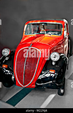 Retro Autos; FIAT 500 Topolino; Stockfoto