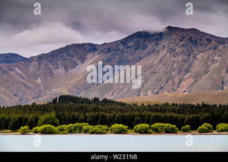 Lake Tekapo, Region Canterbury, Südinsel, Neuseeland Stockfoto