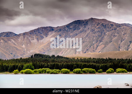 Lake Tekapo, Region Canterbury, Südinsel, Neuseeland Stockfoto