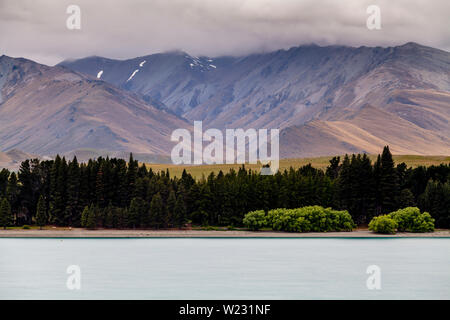 Lake Tekapo, Region Canterbury, Südinsel, Neuseeland Stockfoto