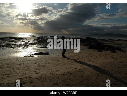 Compton Bucht Isle Of Wight Stockfoto