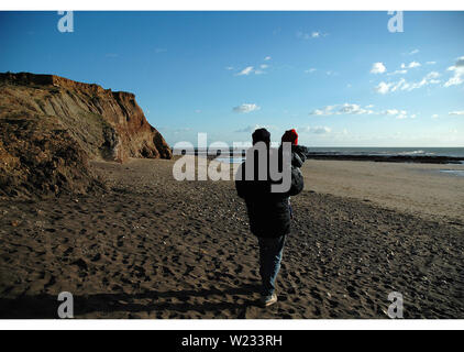 Compton Bucht Isle Of Wight Stockfoto