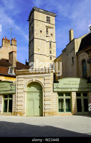 Philipp der Gute Tower im Palast der Herzöge von Burgund, Departement Côte-d'Or, Burgund, Frankreich. Stockfoto