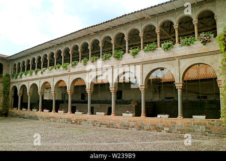 Santo Domingo Kloster in Qoricancha ARCHÄOLOGISCHE STÄTTE, Cusco, Peru, Südamerika Stockfoto