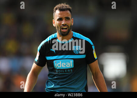 Hal Robson-Kanu von West Bromwich Albion - Norwich City v West Bromwich Albion, Sky Bet Meisterschaft, Carrow Road, Norwich - 11. August 2018 Stockfoto
