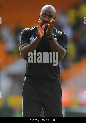 Manager von West Bromwich Albion, Darren Moore - Norwich City v West Bromwich Albion, Sky Bet Meisterschaft, Carrow Road, Norwich - 11. August 2018 Stockfoto