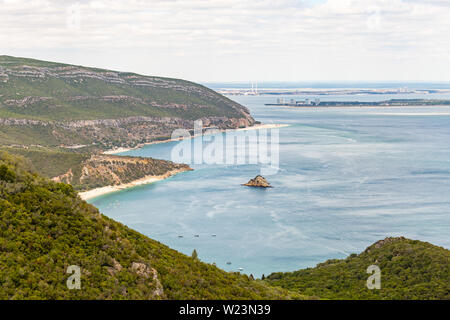 Portinho da Arrábida, Setúbal, Portugal Stockfoto