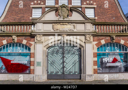Fassade des Maritime Museum in Kiel, Deutschland Stockfoto
