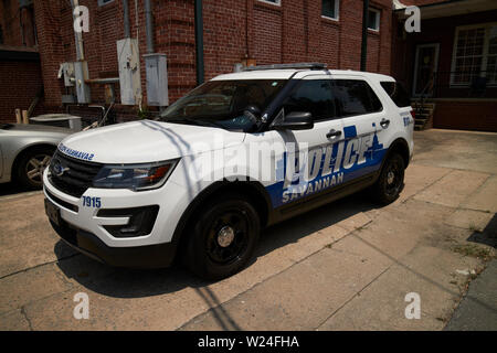 Savannah Polizeistreife SUV-Fahrzeug Georgia USA Stockfoto