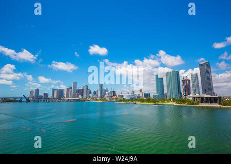 Innenstadt von Miami. Florida. USA. Stockfoto