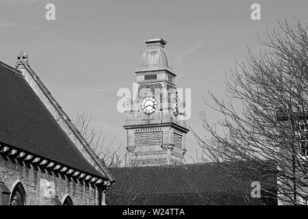 Der Turm des Rathauses in Weston-super-Mare, Großbritannien Stockfoto