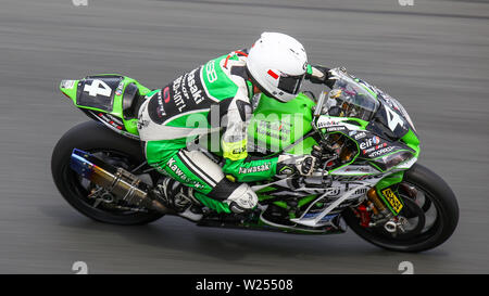 Oschersleben, Deutschland, Juni 09, 2019: Yamaha YZF-R1 von MOTOTECH EBR-TEAM konkurrieren zu FIM Endurance World Championship Stockfoto