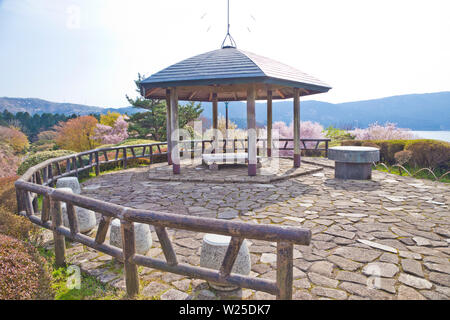 Hakone Palace Garden in Hakone, Präfektur Kanagawa, Japan gelöst Stockfoto