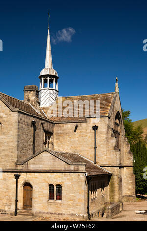 UK, Cumbria, Sedbergh, Loftus Hill, Municipality Kapelle durch Lancaster Architekten Austin und Paley, äußere aus Busk Lane konzipiert Stockfoto