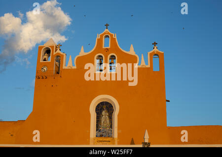 Kloster des Hl. Antonius von Padua, Izamal Mexiko Stockfoto