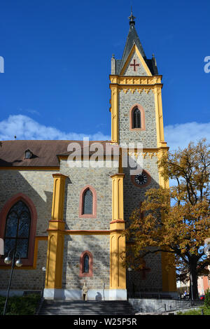 St. John's-Kirche, Hluboka Nad Vltavou, Tschechien, Europa Stockfoto