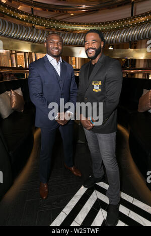 Las Vegas, NV, USA. 5. Juli, 2019. *** Haus AB *** Rashad Evans feiert seine Induktion in der UFC Hall Of Fame Electra Cocktail Club im Palazzo in Las Vegas, NV am 5. Juli 2019. Credit: BIP Photosy/Medien Punch/Alamy leben Nachrichten Stockfoto