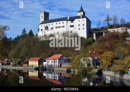 Rosenberg Burg Rožmberk nad Vltavou, Tschechien, Europa Stockfoto