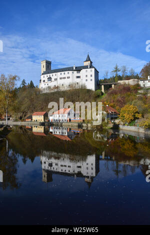 Rosenberg Burg Rožmberk nad Vltavou, Tschechien, Europa Stockfoto