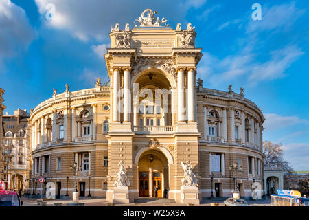 Theater für Oper und Ballett Odessa, Odessa, Ukraine Stockfoto