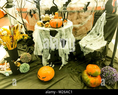 Halloween store Dekoration. Studio Foto Stockfoto