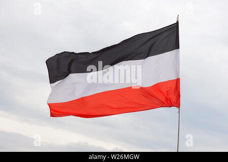 Reichs Flagge, Flagge des Norddeutschen Bundes und des Deutschen Reiches (Reich, von 1871 bis 1919) und 1933 bis 1945 Farben des "Dritten Reich" Stockfoto