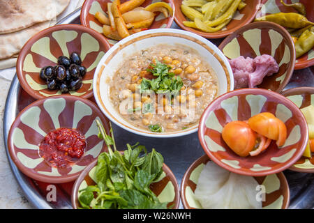 Foul, Souk, Sidon oder Saida, Libanon Stockfoto