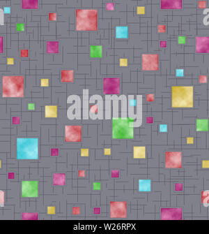 Vintage geometrische Allover Muster Stockfoto