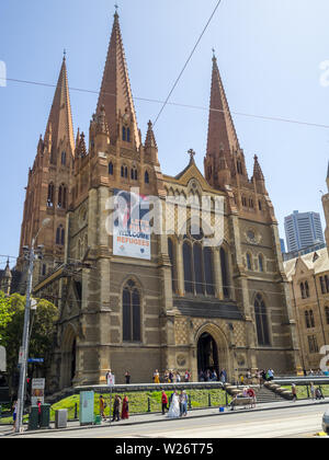 St Pauls Cathedral, Melbourne Stockfoto